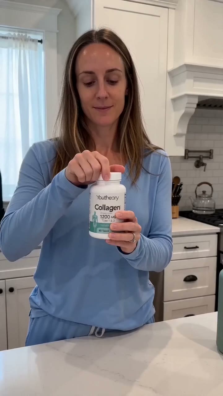 Morning supplement ritual reel. AI-generated vertical lifestyle